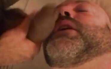 Hunky German DILF sucking before nailed and mouth pissed